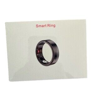 Smart Ring SILVER Size 8 Health & Fitness Tracker Sleep Heart Rate New
